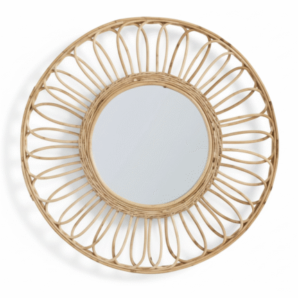 Rattan Mirror Wall 002