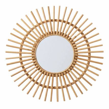 Rattan Mirror Wall 003